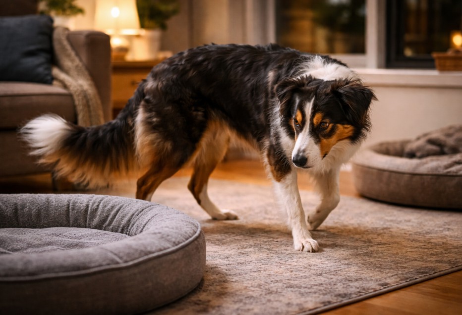 chien-change-place-pour-dormir